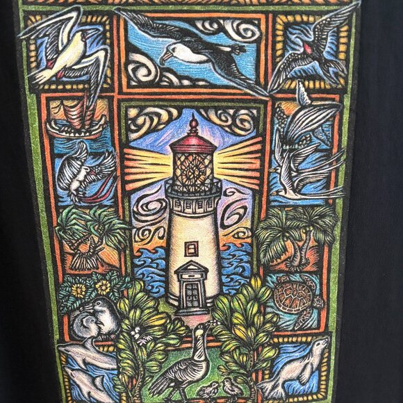 Ladies' Kilauea Point Wildlife Refuge Tank Top in Black, Size M - Picture 9 of 12